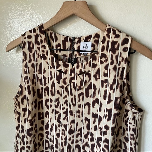 Cabi | Ginger Leopard Print Tank - Picture 2 of 7
